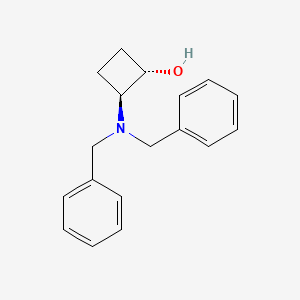 (1S,2S)-2-(Dibenzylamino)cyclobutan-1-ol