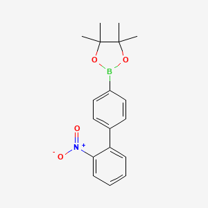 4，4，5，5-Tetramethyl-2-(2'-nitro-[1，1'-biphenyl]-4-yl)-1，3，2-dioxaborolane