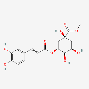 Methyl (1S,3R,4R,5R)-3-((3-(3,4-Dihydroxyphenyl)acryloyl)oxy)-1,4,5-trihydroxycyclohexane-1-carboxylate