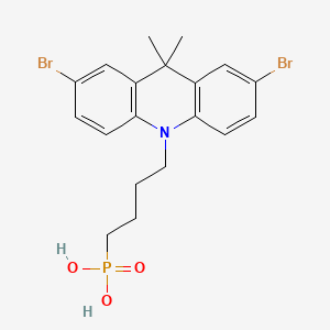 (4-(2,7-二溴-9,9-二甲基吖啶-10(9H)-基)丁基)膦酸