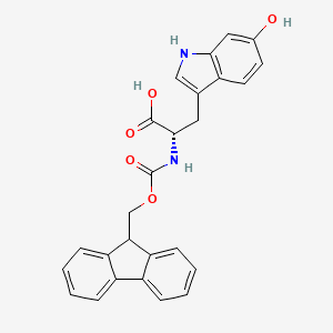 (S)-2-((((9H-Fluoren-9-yl)methoxy)carbonyl)amino)-3-(6-hydroxy-1H-indol-3-yl)propanoic acid