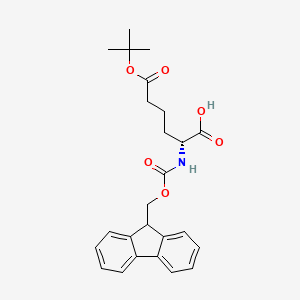 (R)-2-((((9H-Fluoren-9-yl)methoxy)carbonyl)amino)-6-(tert-butoxy)-6-oxohexanoic acid