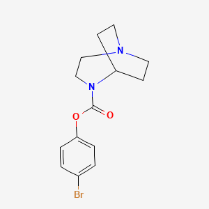 4-Bromophenyl 1,4-Diazabicyclo[3.2.2]nonane-4-carboxylate