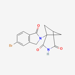 1-(5-Bromo-1-oxoisoindolin-2-yl)-3-azabicyclo[3.1.1]heptane-2,4-dione