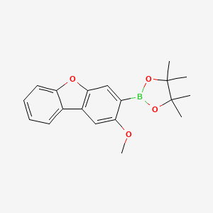 2-(2-Methoxydibenzo[b，d]furan-3-yl)-4，4，5，5-tetramethyl-1，3，2-dioxaborolane