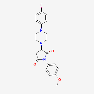 3-[4-(4-Fluorophenyl)-1-piperazinyl]-1-(4-methoxyphenyl)-2，5-pyrrolidinedione