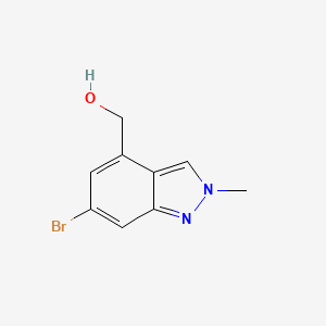 (6-bromo-2-methyl-2H-indazol-4-yl)methanol
