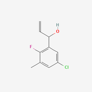 1-(5-chloro-2-fluoro-3-methylphenyl)prop-2-en-1-ol