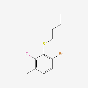(6-bromo-2-fluoro-3-methylphenyl)(butyl)sulfane
