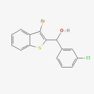 (3-bromobenzo[b]thiophen-2-yl)(3-chlorophenyl)methanol