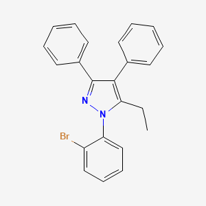 1-(2-Bromophenyl)-5-ethyl-3,4-diphenyl-1H-pyrazole