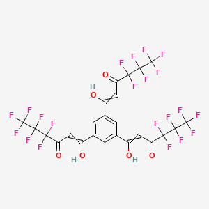 1,1',1''-(Benzene-1,3,5-triyl)tris(4,4,5,5,6,6,6-heptafluoro-1-hydroxyhex-1-en-3-one)