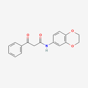 N-(2,3-Dihydro-1,4-benzodioxin-6-yl)-3-oxo-3-phenylpropanamide