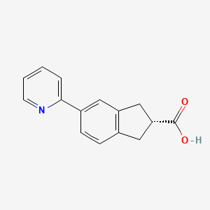 (R)-5-(Pyridin-2-yl)-2，3-dihydro-1H-indene-2-carboxylic acid