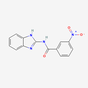 N-(1H-benzo[d]imidazol-2-yl)-3-nitrobenzamide