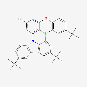 7-Bromo-2,11,14-tri-tert-butyl-5-oxa-8b-aza-15b-borabenzo[a]naphtho[1,2,3-hi]aceanthrylene