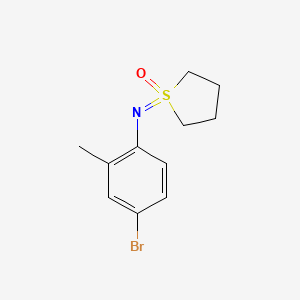 1-((4-Bromo-2-methylphenyl)imino)tetrahydro-1H-1l6-thiophene 1-oxide