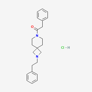 1-(2-Phenethyl-2，7-diazaspiro[3.5]nonan-7-yl)-2-phenylethan-1-one hydrochloride