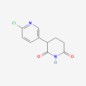 3-(6-Chloropyridin-3-yl)piperidine-2,6-dione