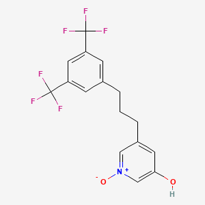 3-(3-(3,5-Bis(trifluoromethyl)phenyl)propyl)-5-hydroxypyridine 1-oxide
