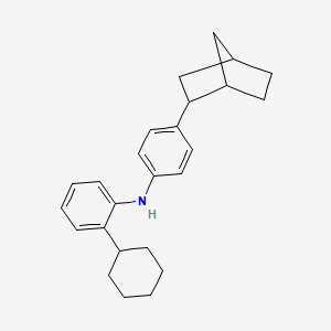 N-(4-bicyclo[2.2.1]hept-2-ylphenyl)-2-cyclohexyl-benzenamine