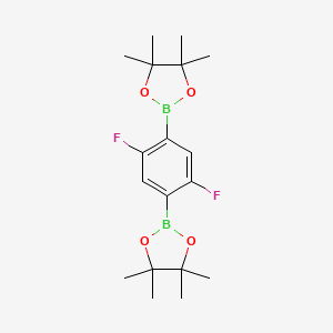 2,5-Difluorobenzene-1,4-diboronic acid bis(pinacol) ester, 96%