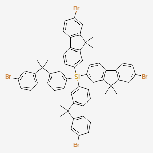 Tetrakis(7-bromo-9,9-dimethyl-9H-fluoren-2-yl)silane