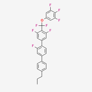 4-[Difluoro(3,4,5-trifluorophenoxy)methyl]-2',3,5-trifluoro-4''-propyl-1,1':4',1''-terphenyl
