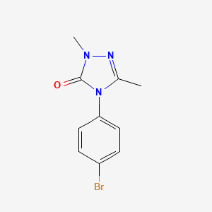 4-(4-Bromophenyl)-2,5-dimethyl-2,4-dihydro-3H-1,2,4-triazol-3-one