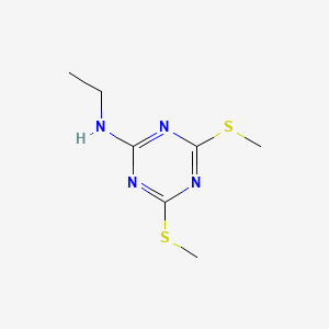 N-Ethyl-4,6-bis(methylthio)-1,3,5-triazin-2-amine