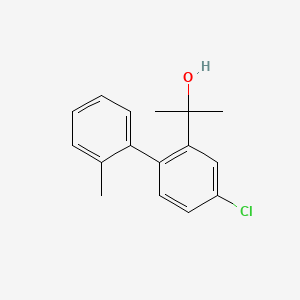 2-(4-Chloro-2'-methyl-[1，1'-biphenyl]-2-yl)propan-2-ol