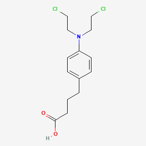 4-(4-(Bis(2-chloroethyl)amino)phenyl)butanoic acid