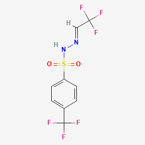 N'-(2,2,2-Trifluoroethylidene)-4-(trifluoromethyl)benzenesulfonohydrazide