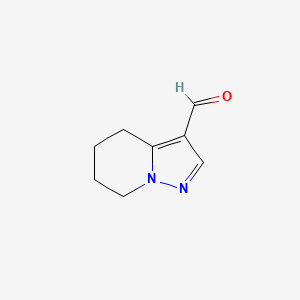 4,5,6,7-Tetrahydropyrazolo[1,5-a]pyridine-3-carbaldehyde, 97%