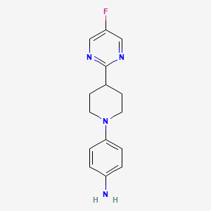 4-(4-(5-Fluoropyrimidin-2-yl)piperidin-1-yl)aniline