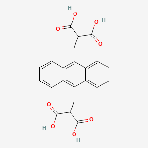 2,2'-[Anthracene-9,10-diylbis(methylene)]dimalonic Acid