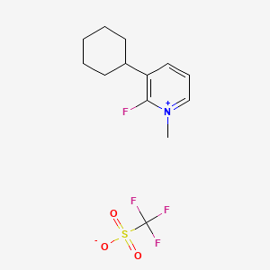 3-Cyclohexyl-2-fluoro-1-methylpyridin-1-ium Trifluoromethanesulfonate
