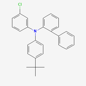 N-(4-(Tert-butyl)phenyl)-N-(3-chlorophenyl)-[1，1'-biphenyl]-2-amine