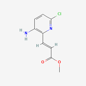 Methyl (E)-3-(3-amino-6-chloropyridin-2-yl)acrylate