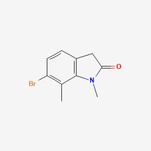 6-Bromo-1，7-dimethylindolin-2-one