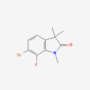 6-Bromo-7-fluoro-1,3,3-trimethylindolin-2-one