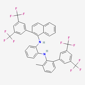N1-(2-(3,5-Bis(trifluoromethyl)phenyl)naphthalen-1-yl)-N2-(3-methyl-3',5'-bis(trifluoromethyl)-[1,1'-biphenyl]-2-yl)benzene-1,2-diamine