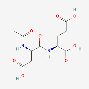 (S)-2-((S)-2-Acetamido-3-carboxypropanamido)pentanedioic acid