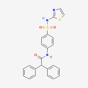 2,2-Diphenyl-N-(4-(N-(thiazol-2-yl)sulfamoyl)phenyl)acetamide