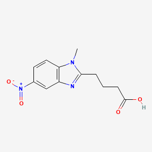 4-(1-Methyl-5-nitro-1H-benzo[d]imidazol-2-yl)butanoic Acid
