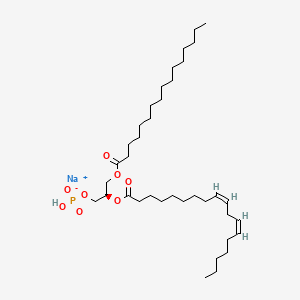 Sodium (R)-2-(((9Z,12Z)-octadeca-9,12-dienoyl)oxy)-3-(palmitoyloxy)propyl hydrogen phosphate