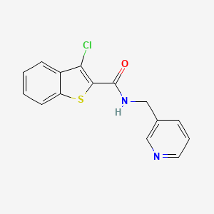 3-Chloro-N-(pyridin-3-ylmethyl)benzo[b]thiophene-2-carboxamide