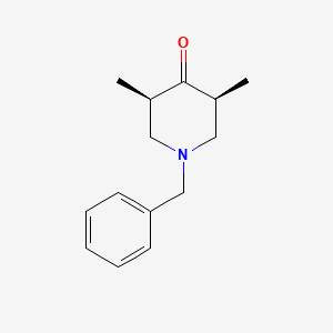 rel-(3R,5S)-1-Benzyl-3,5-dimethylpiperidin-4-one