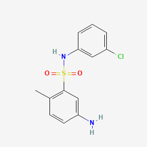 5-Amino-N-(3-chlorophenyl)-2-methylbenzenesulfonamide
