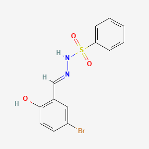 N'-(5-Bromo-2-hydroxybenzylidene)benzenesulfonohydrazide